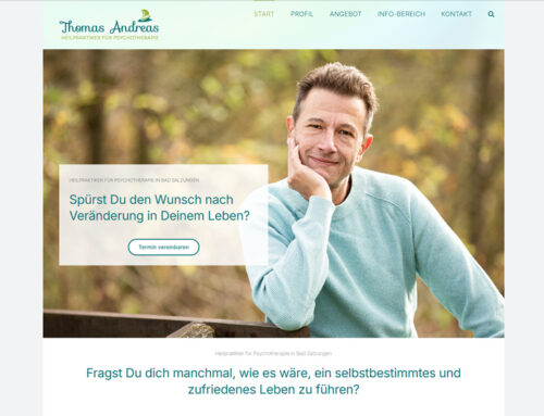 Website für Thomas Andreas, Heilpraktiker für Psychotherapie (Bad Salzungen)